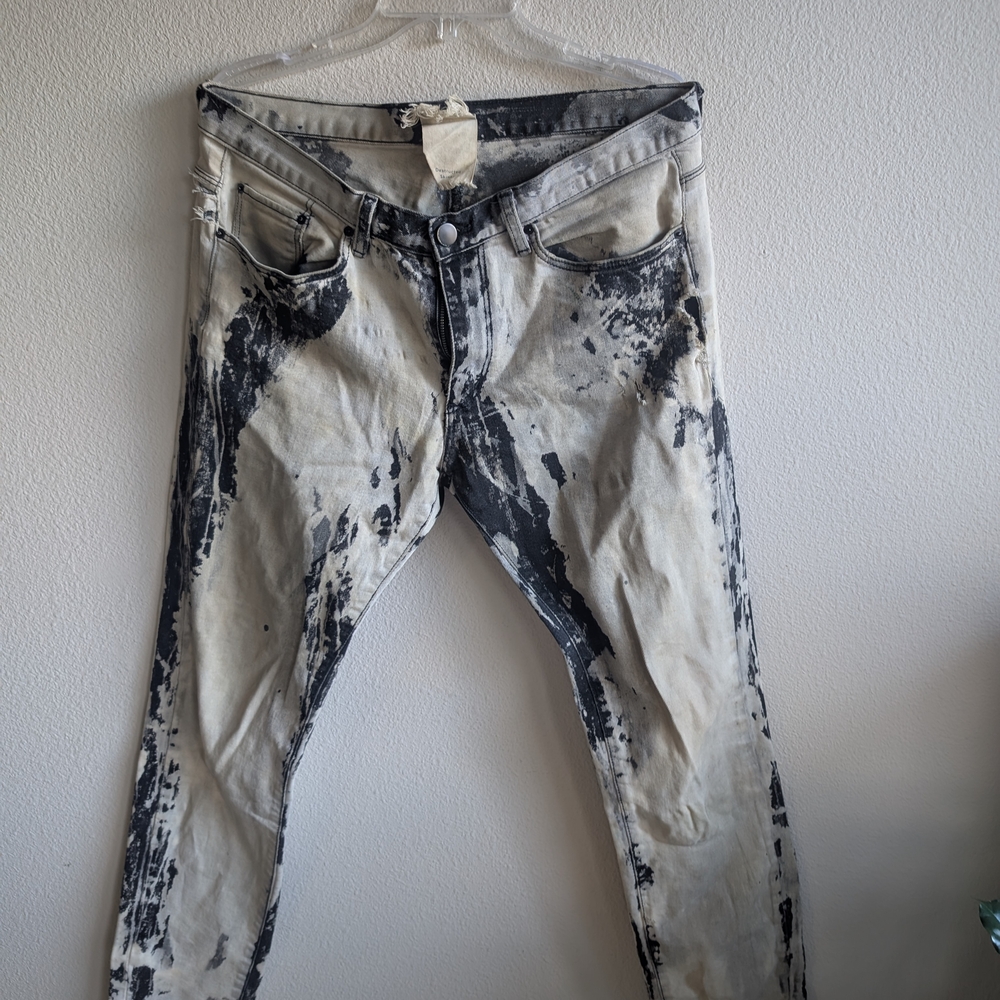 Stylish Black and White Men's Jeans